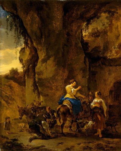 The Country Farrier, early 1660s by Nicolaes Pietersz. Berchem